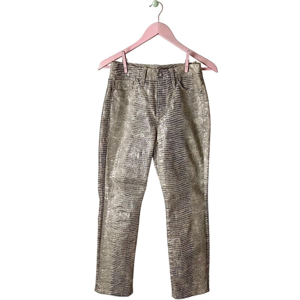 Good American Snakeskin Print Pants Size 2